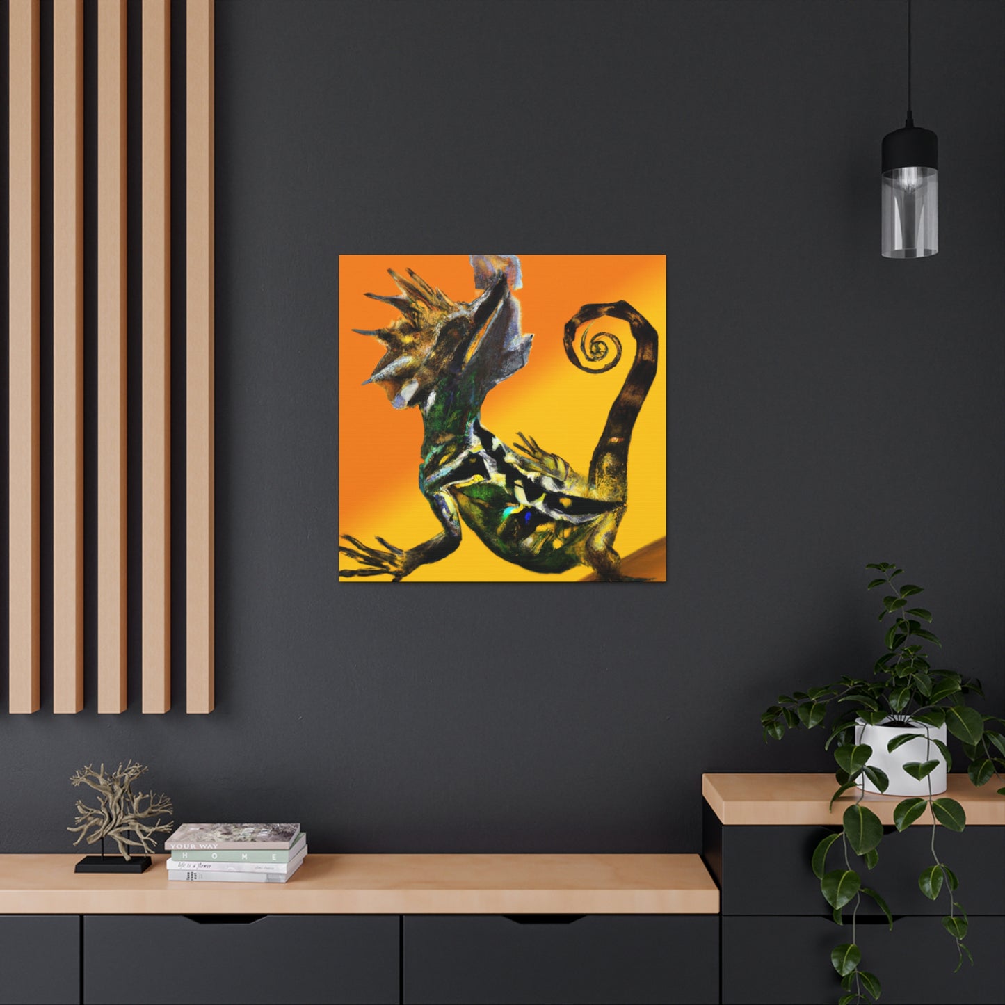 Frill of a Lizard - Canvas