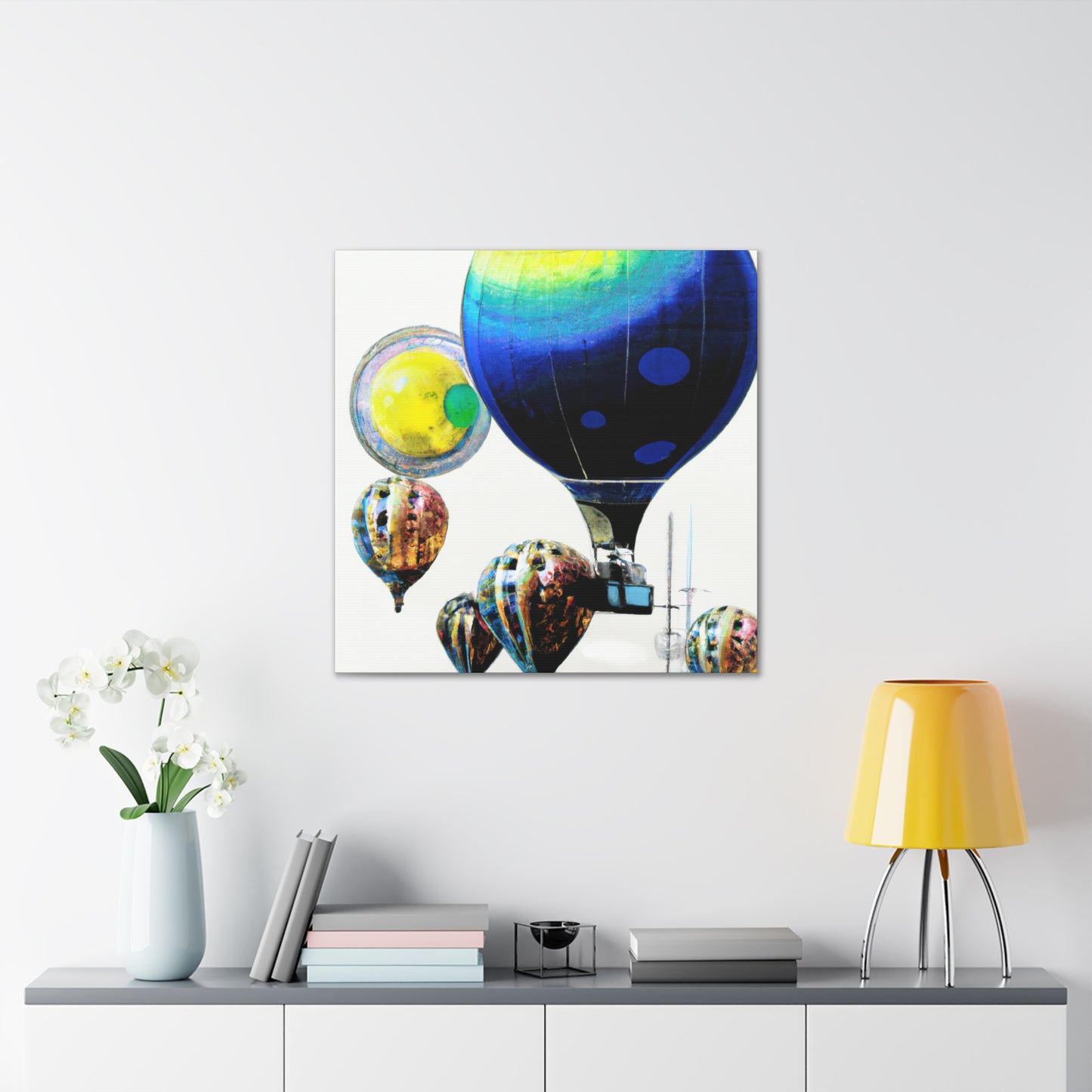 "Skyviews in Balloons" - Canvas