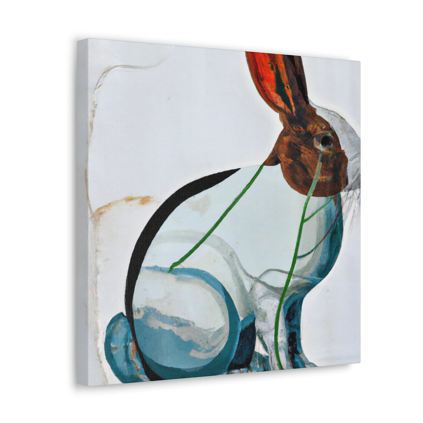 "Rabbit in Art Deco" - Canvas