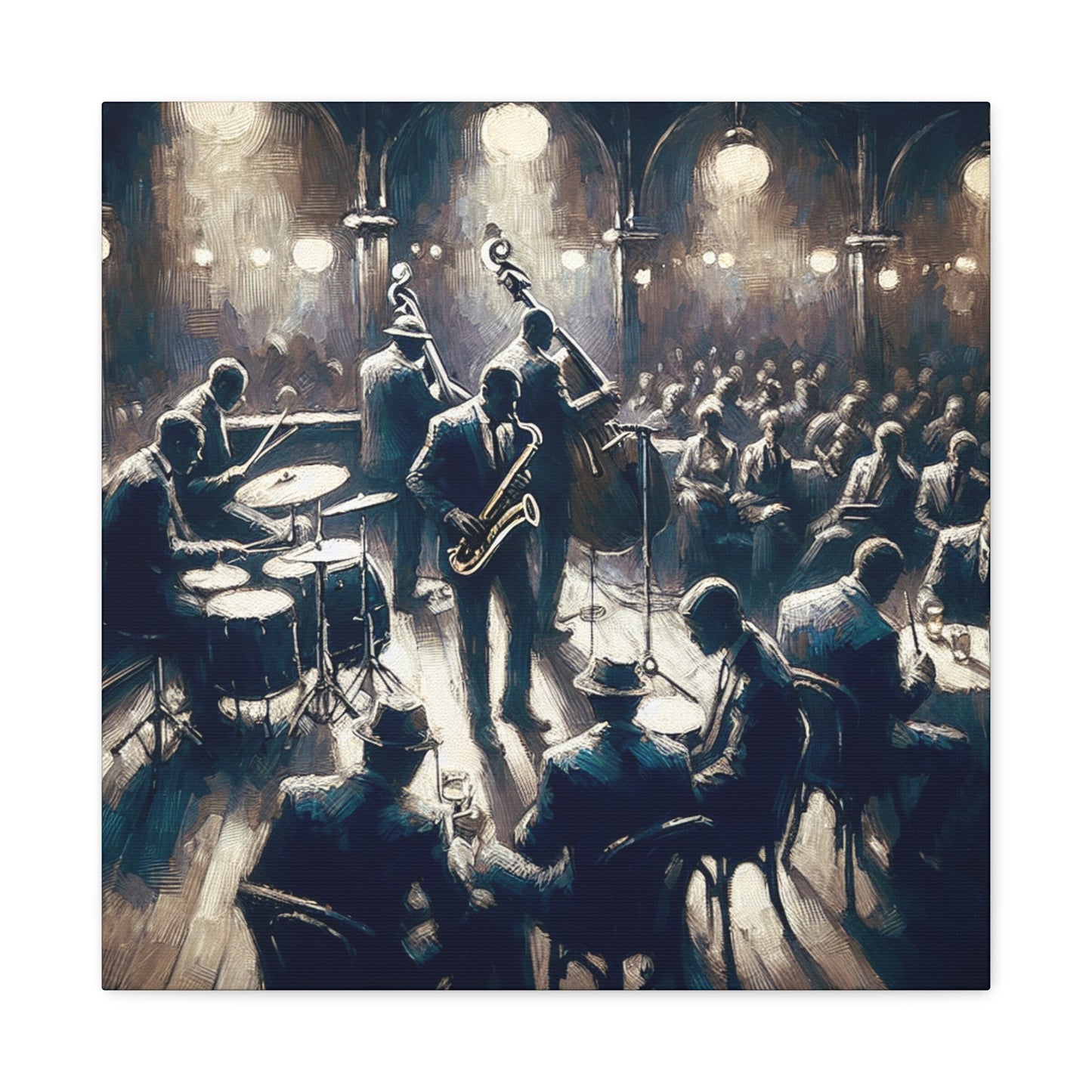 Jazz Night Revelations - Canvas