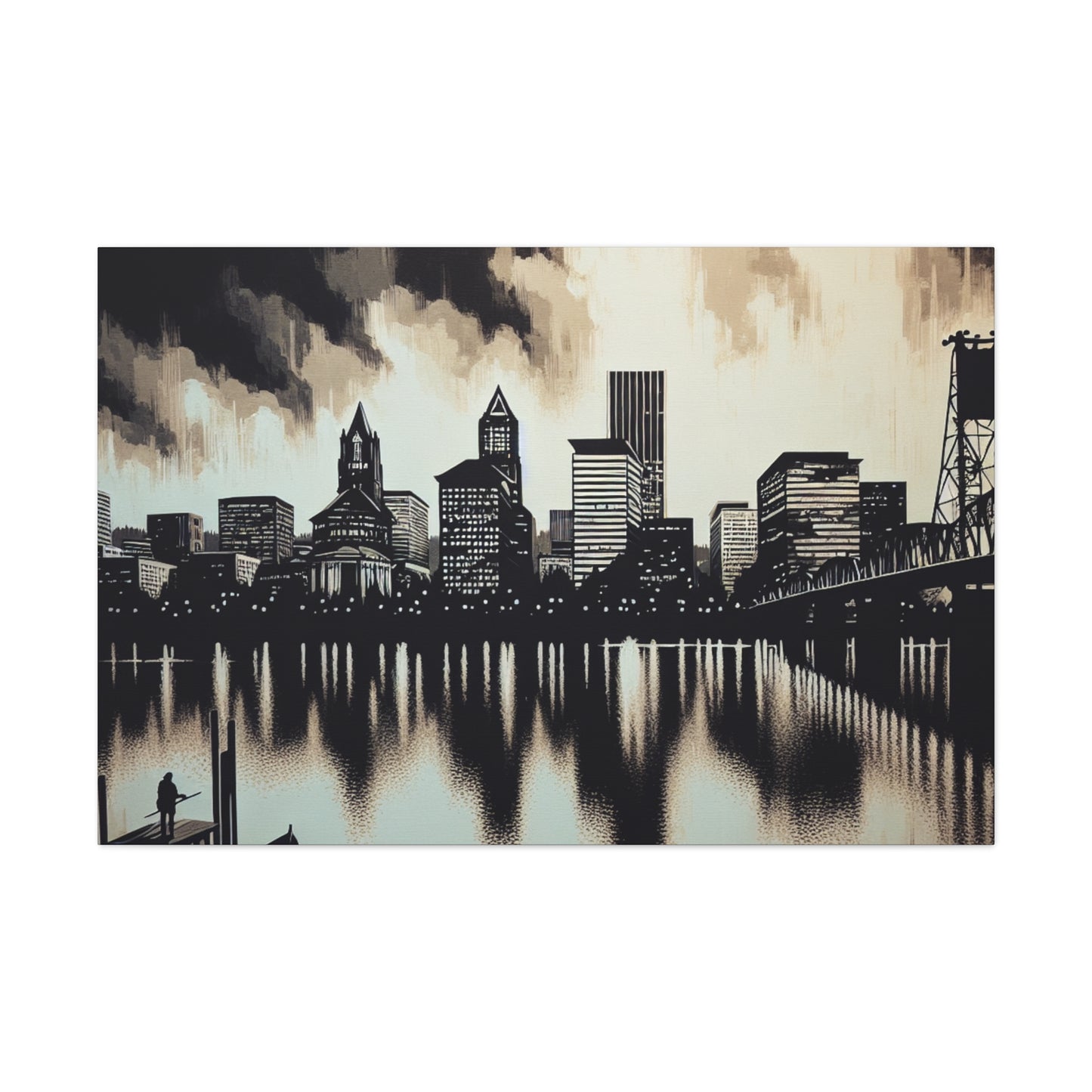 "Popsicle Cityscape Dreams" - Canvas