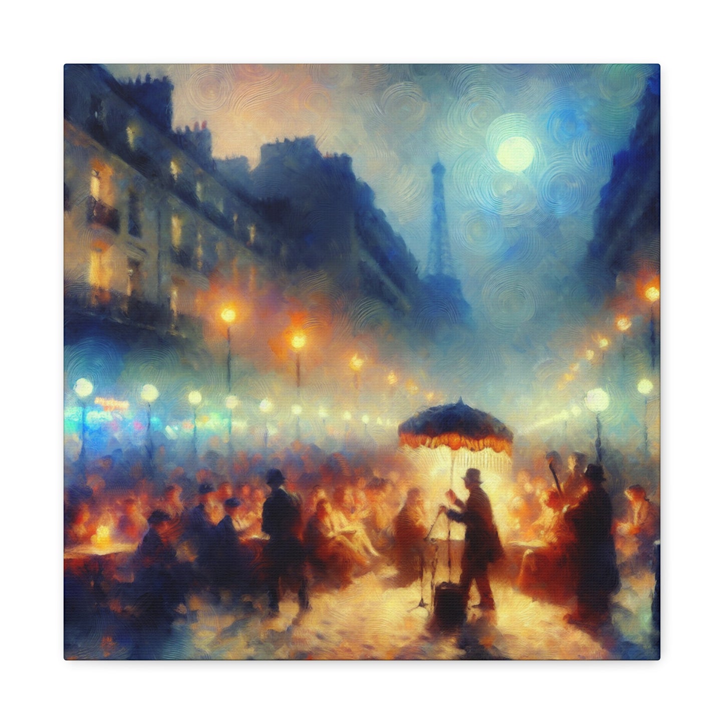 Whimsical Urban Serenade - Canvas