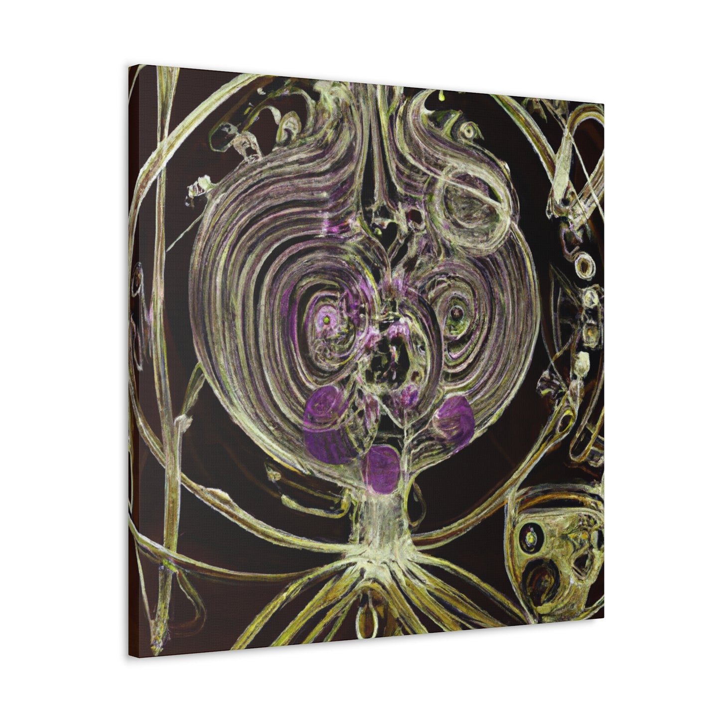 Onion in Steampunk Style - Canvas