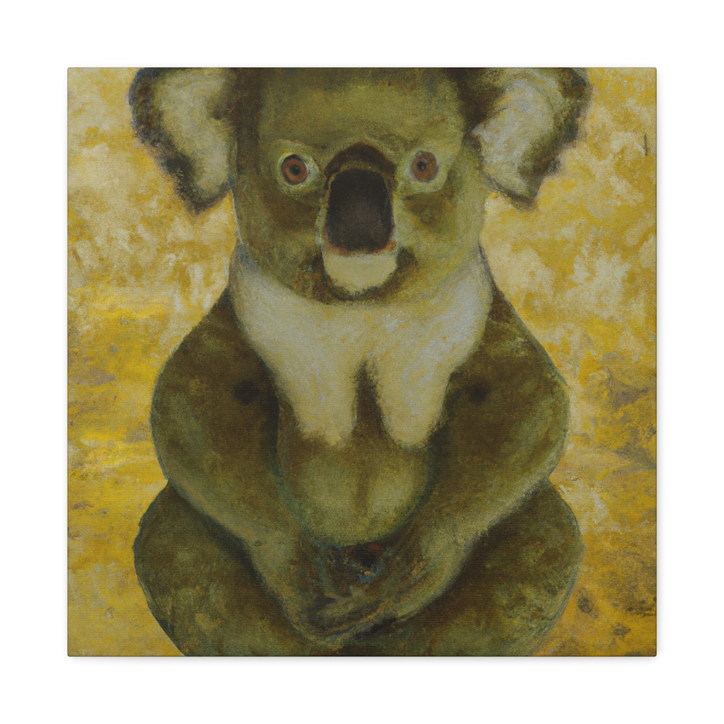 Koala on Eucalyptus Tree - Canvas