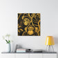 Chimpanzee in Rococo - Canvas