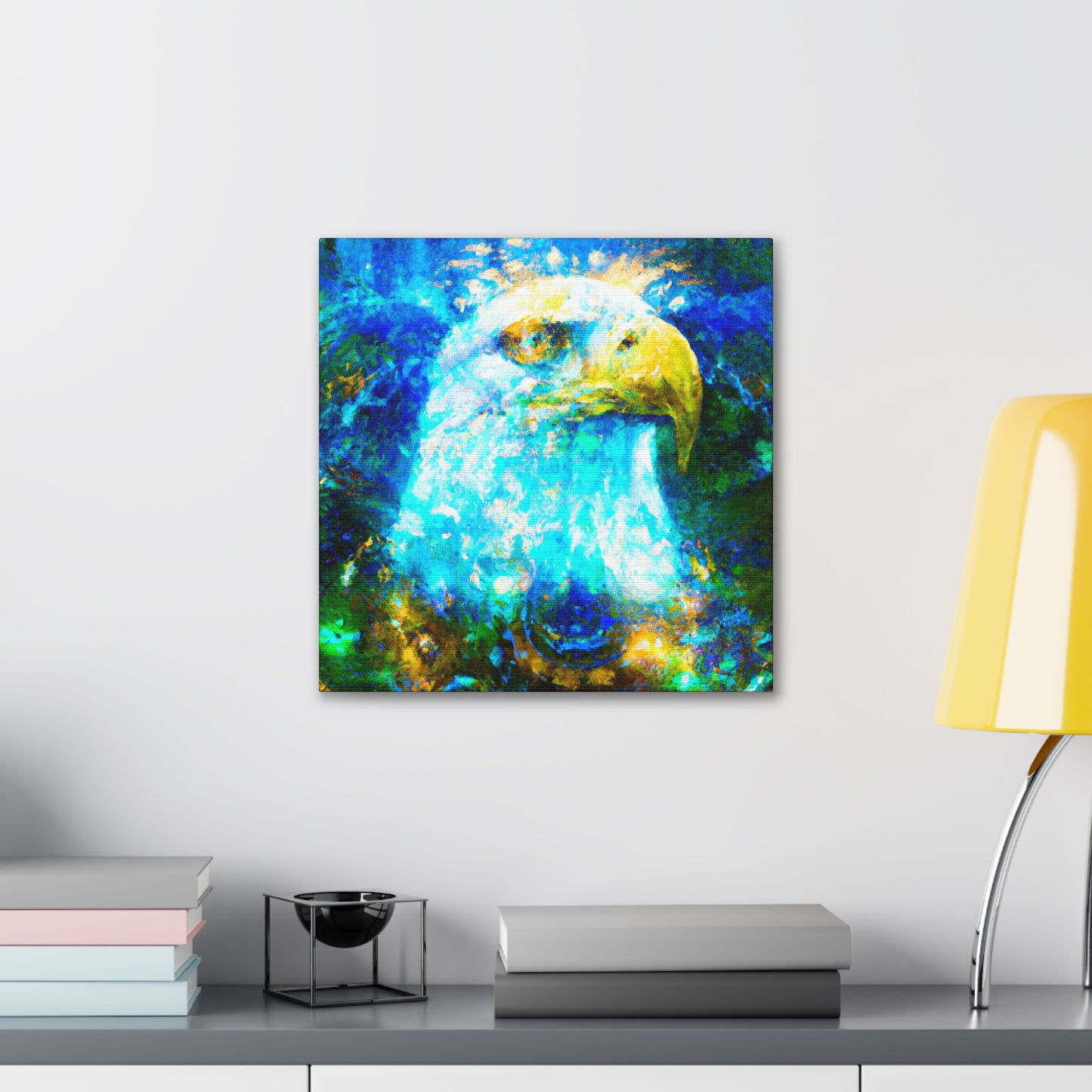 "The Steampunk Eagle Soars" - Canvas