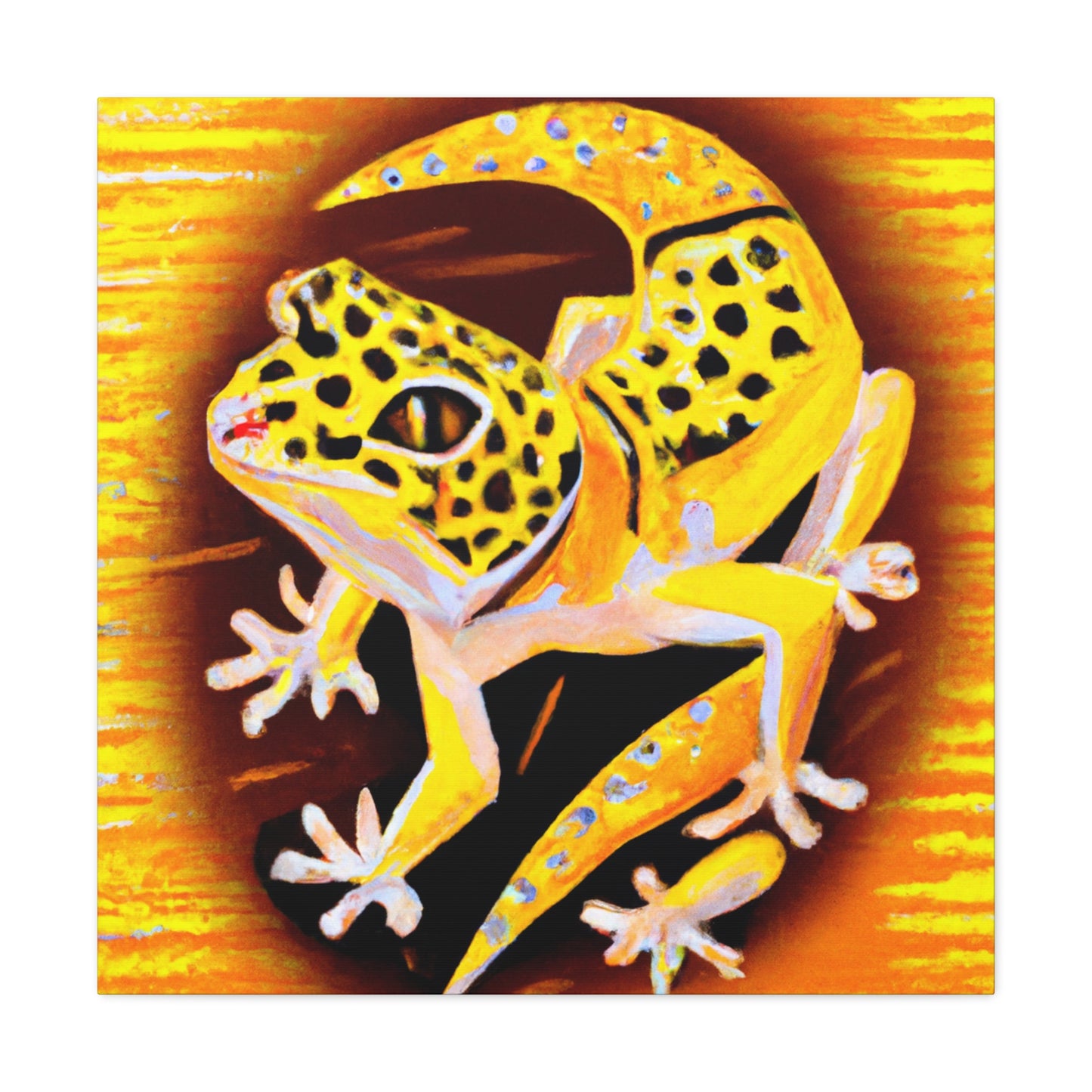 Leopard Gecko Deco. - Canvas