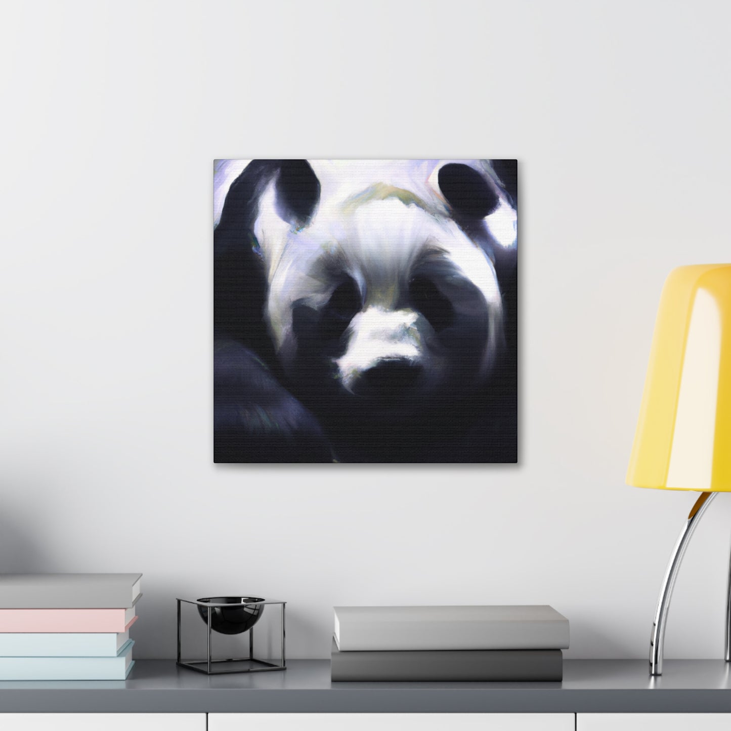 "Panda in the Neon" - Canvas