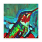 "Hummingbird of Abstraction" - Canvas