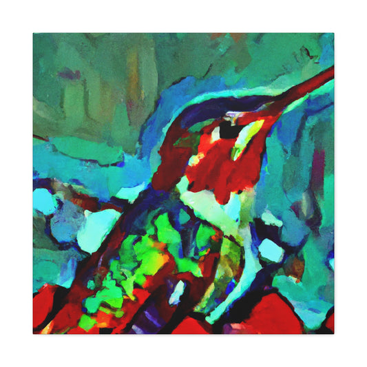 "Hummingbird of Abstraction" - Canvas