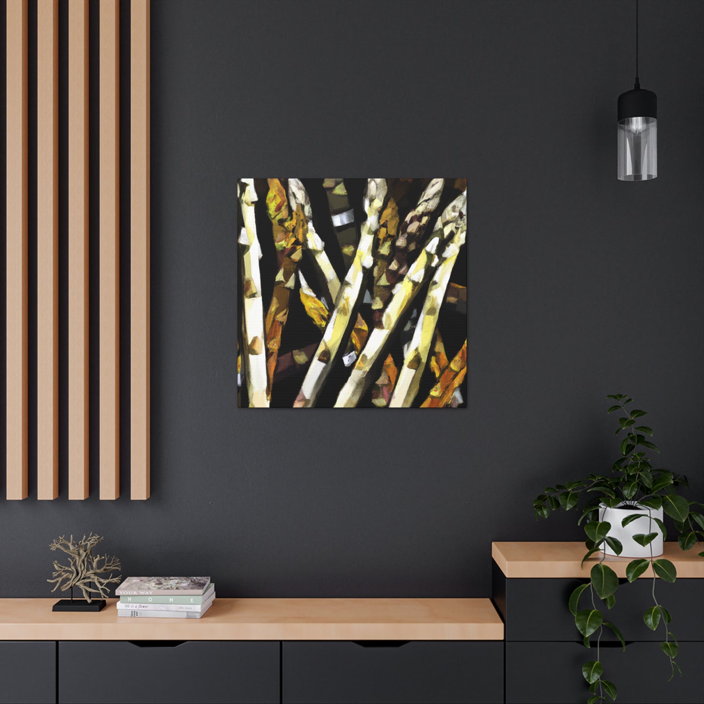 Asparagus Prismatic Dream - Canvas