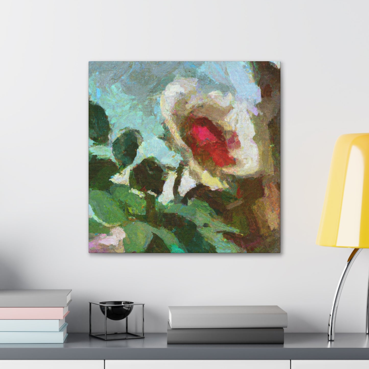 Rose Against The Sky - Canvas