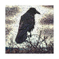 American Crow Mosaic - Canvas