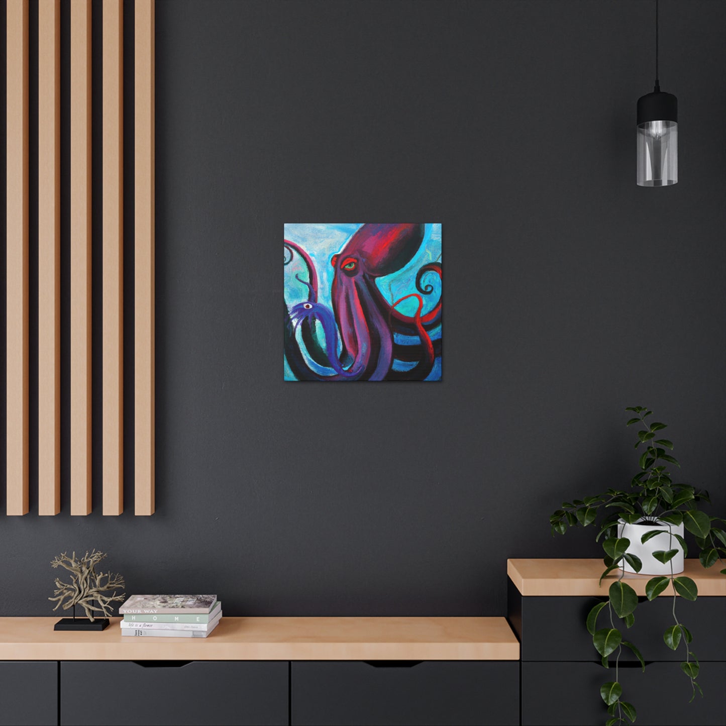 Octopus in Dreamsland - Canvas