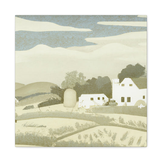 "Farmhouse in the Fields" - Canvas