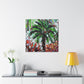 Palm Tree Paradise Scene - Canvas