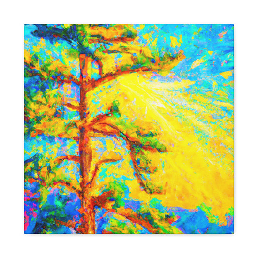 Cedar Tree Grandeur. - Canvas