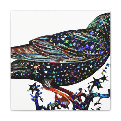 European Starling Splendor - Canvas