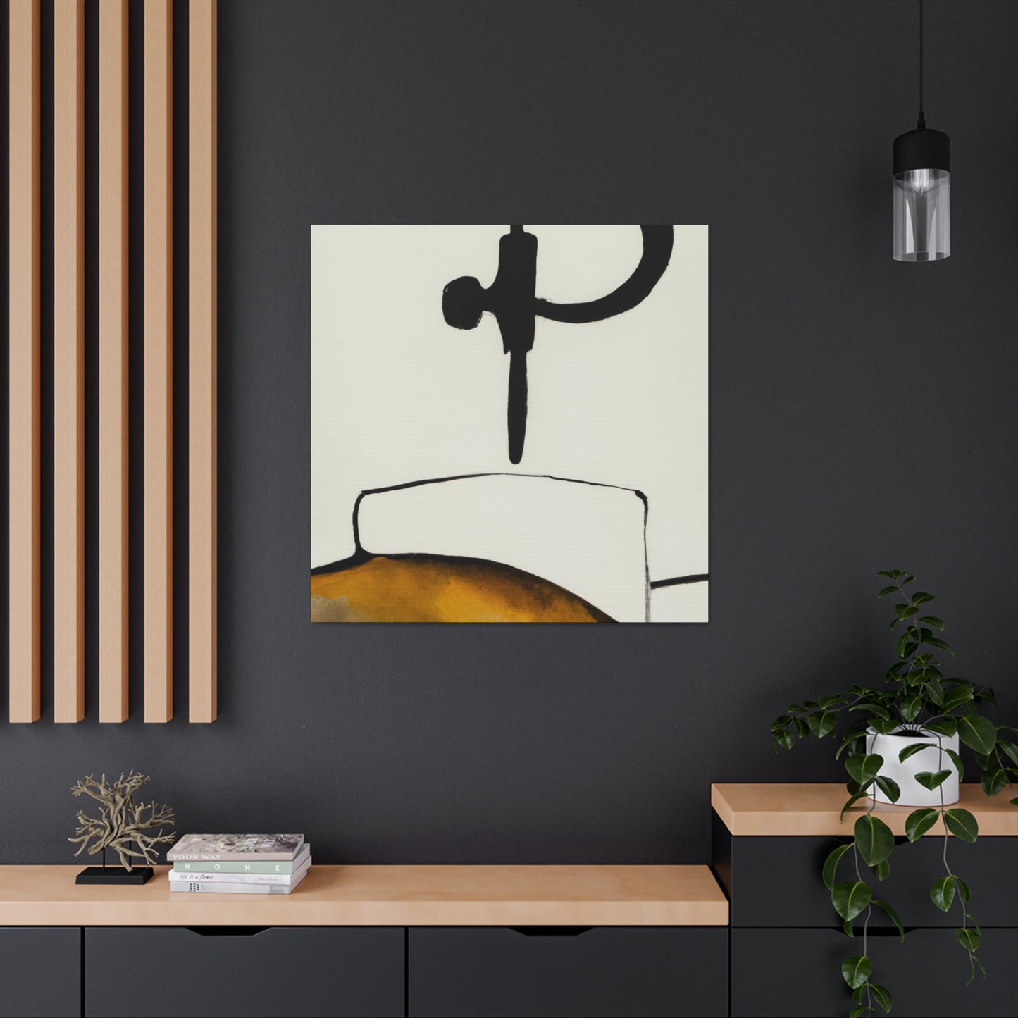 "The Bar Tap Minimalism" - Canvas