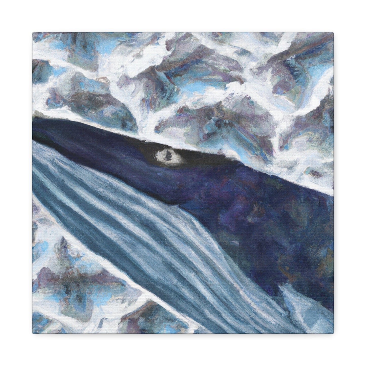 "Bowhead Whale in Surrealism" - Canvas