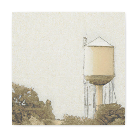 Water Tower Majestica - Canvas