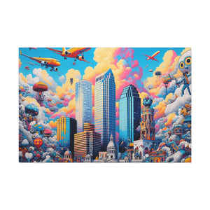 Sunshine City Mosaic - Canvas