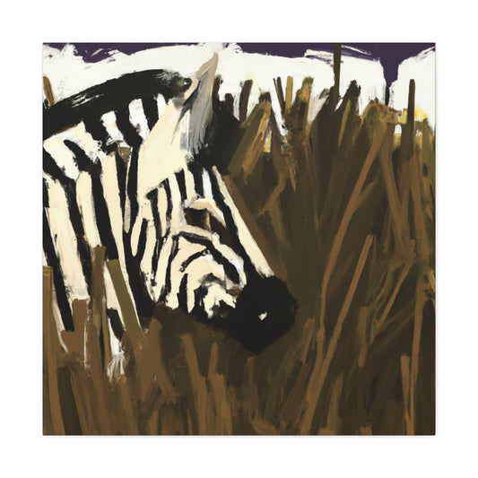 "Zebra in Transition Space" - Canvas