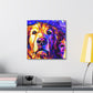 "Golden Retriever Dreamscape" - Canvas