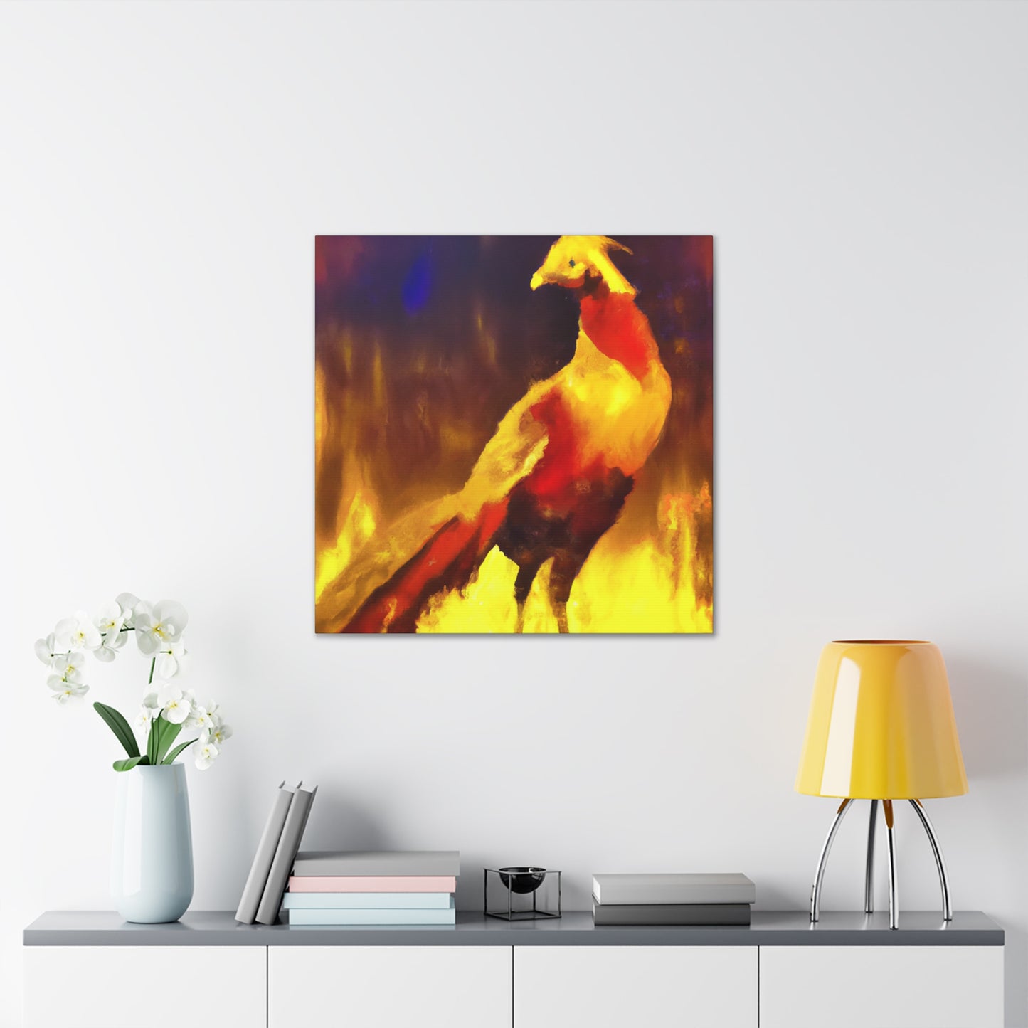 "Golden Pheasant Dance" - Canvas