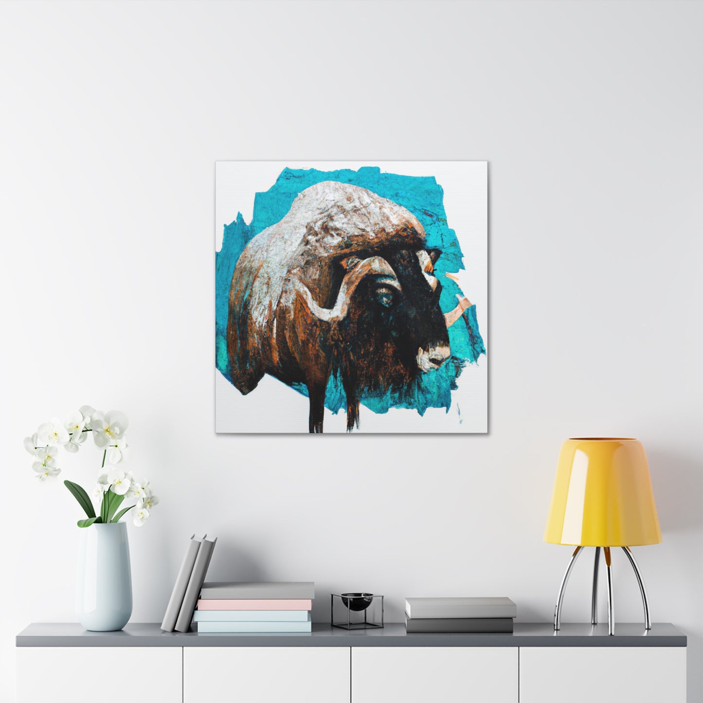 Musk Ox Surrealism - Canvas