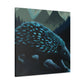 Porcupine in Moonlight. - Canvas