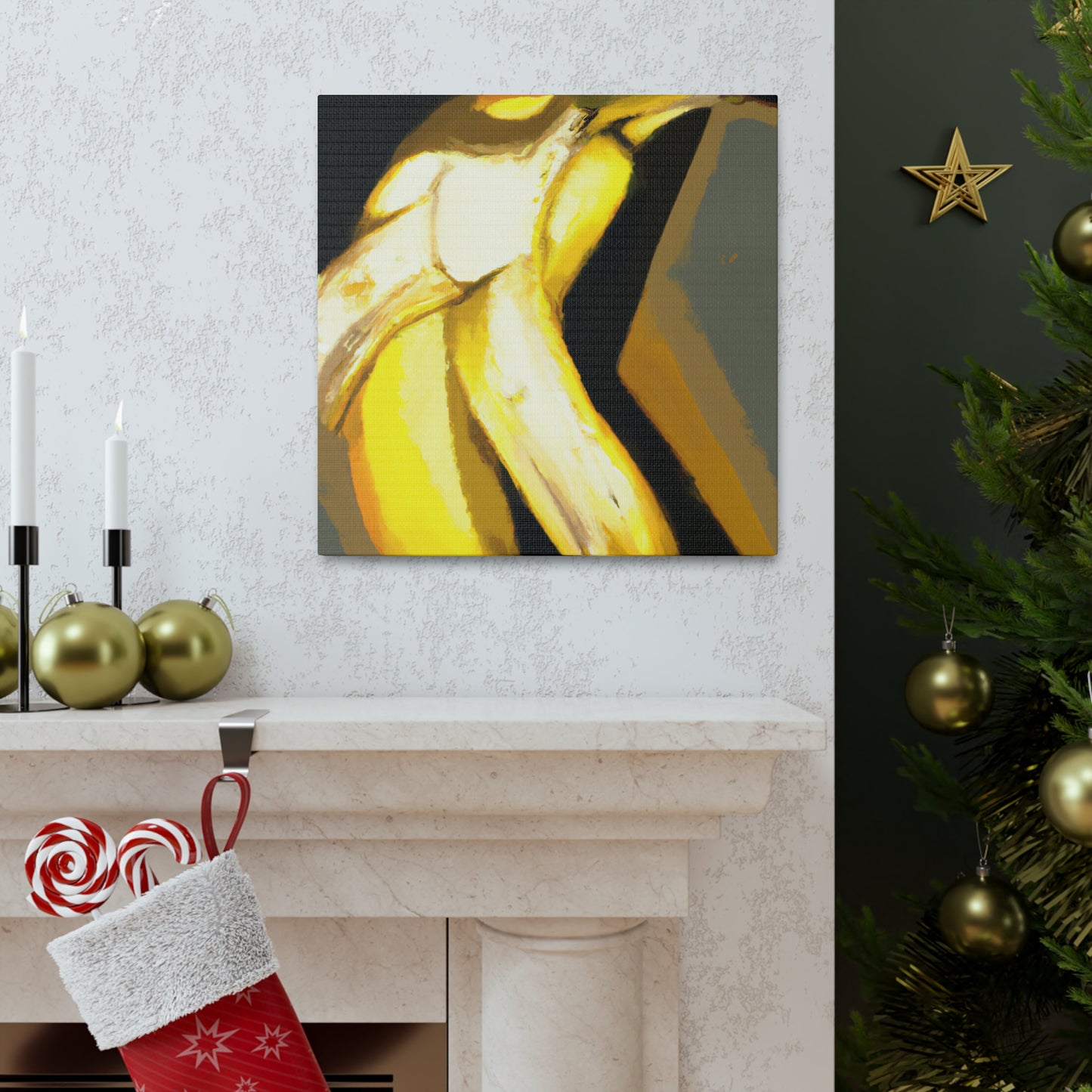 Bananna's Digital Delight - Canvas