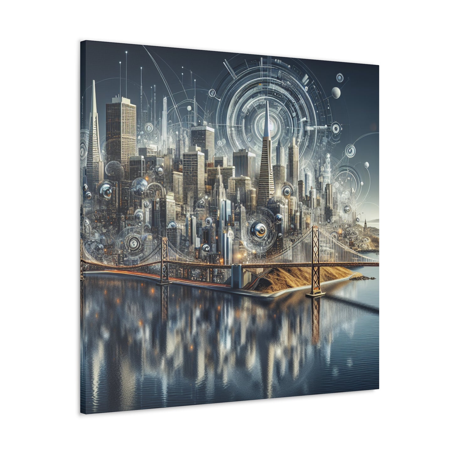 "Dreams of Fog City" - Canvas