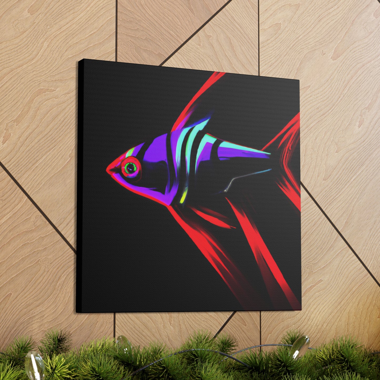 "Neon Tetra Singing Songs" - Canvas