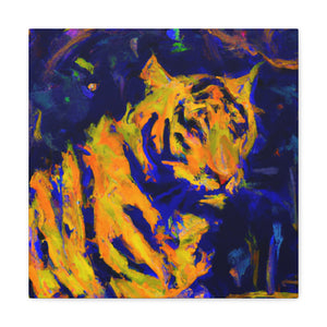 Tiger's Abstract Roar - Canvas