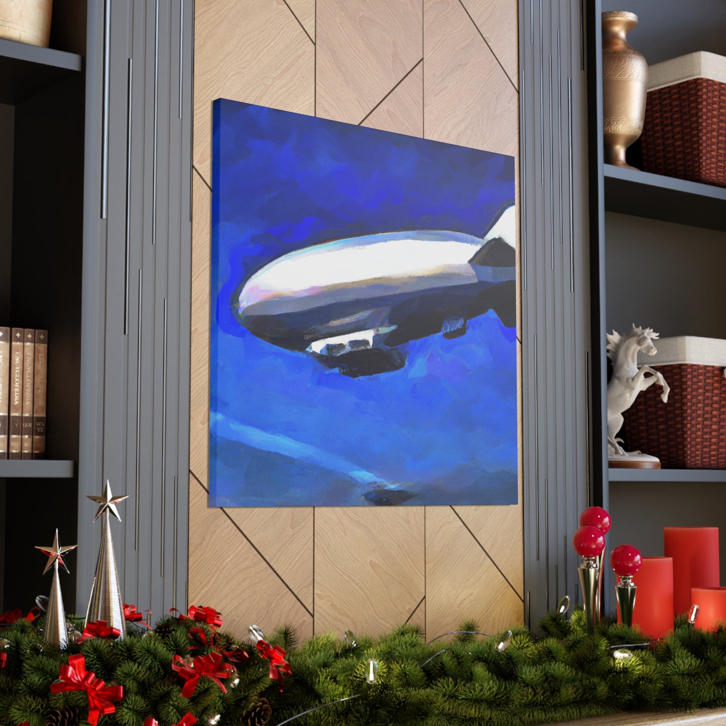 Floating Awe Blimp - Canvas