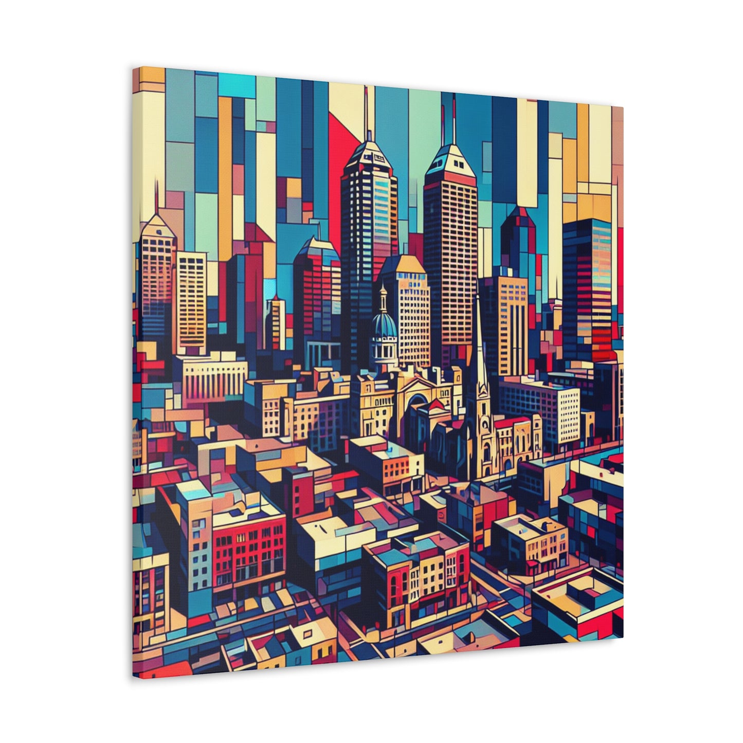 "Urban Canvas: Indy Impressions" - Canvas