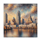 "Serenity Amidst Urban Splendor" - Canvas