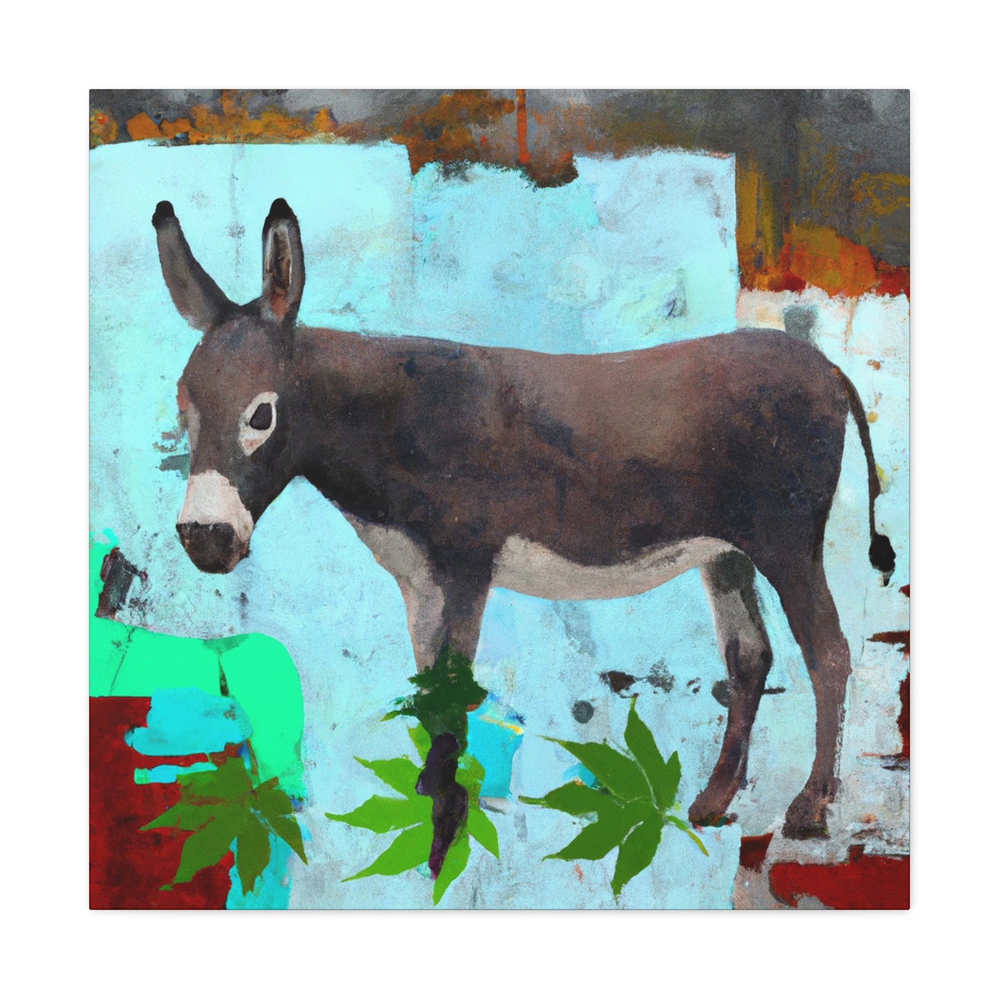 Ode to Donkey Art - Canvas