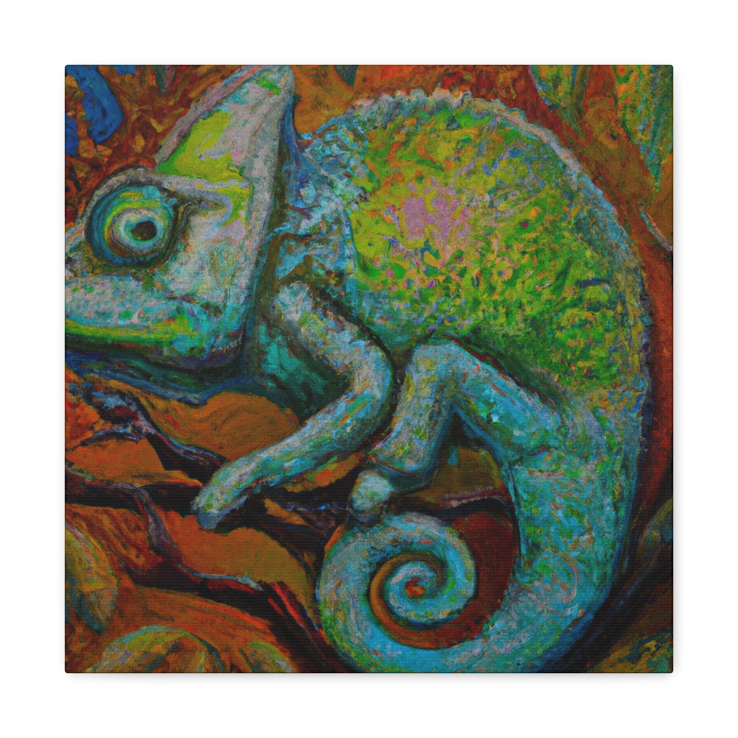 Veiled Chameleon Dream - Canvas