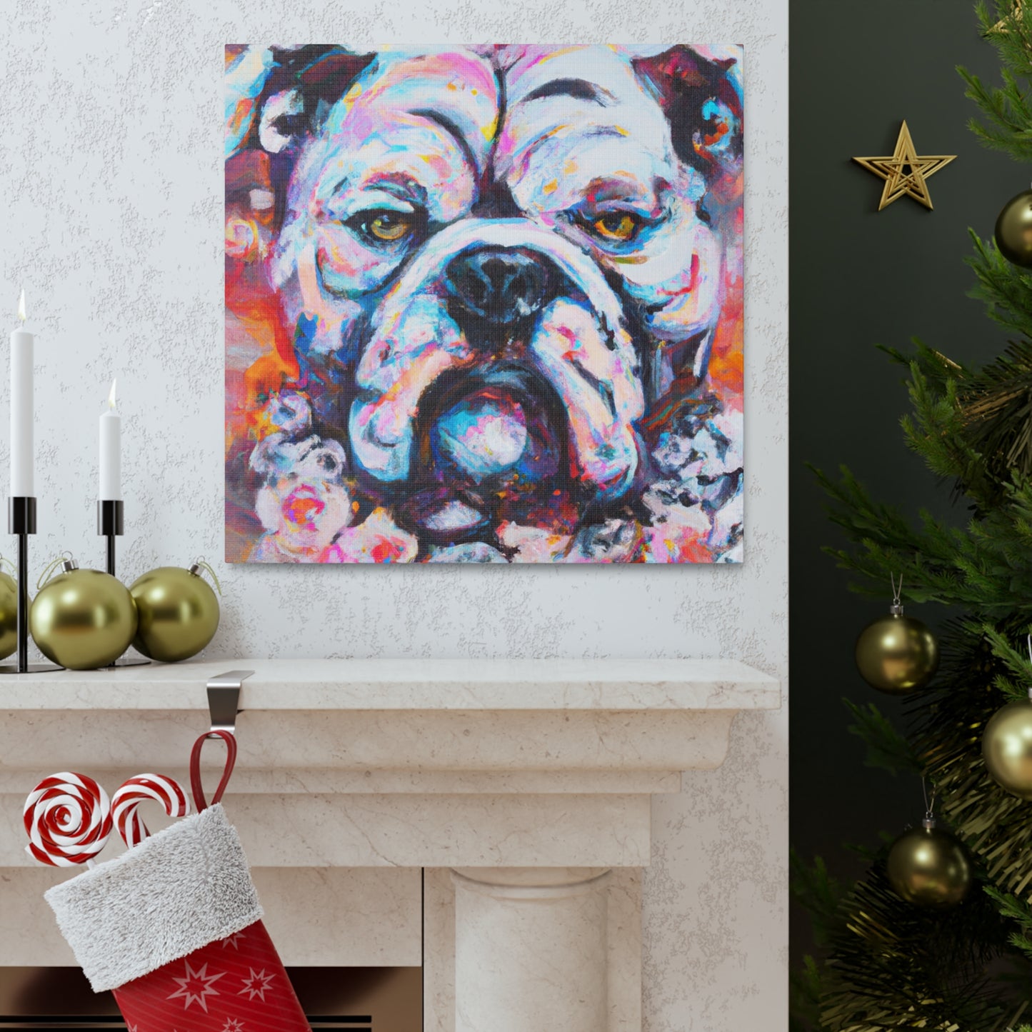 "American Bulldog Glory" - Canvas