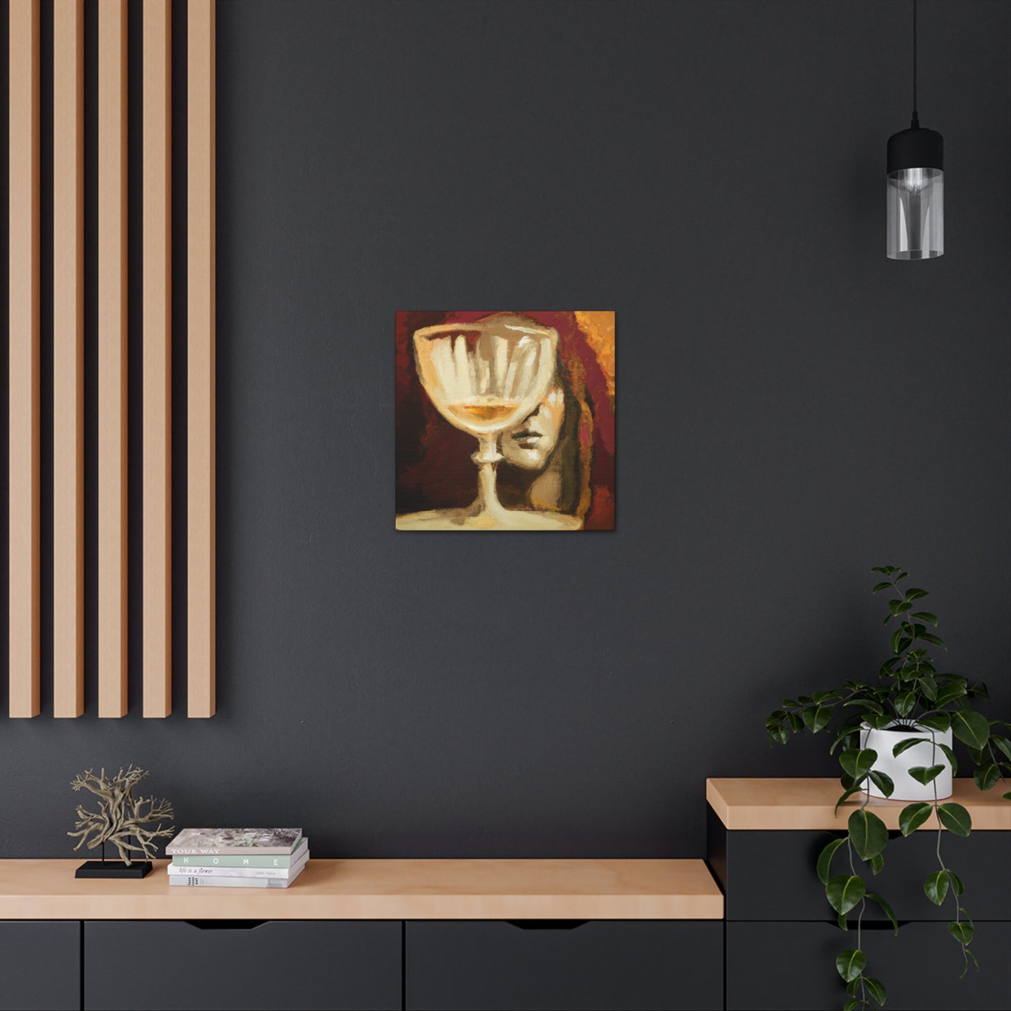 "Brimming Wine Chalice" - Canvas