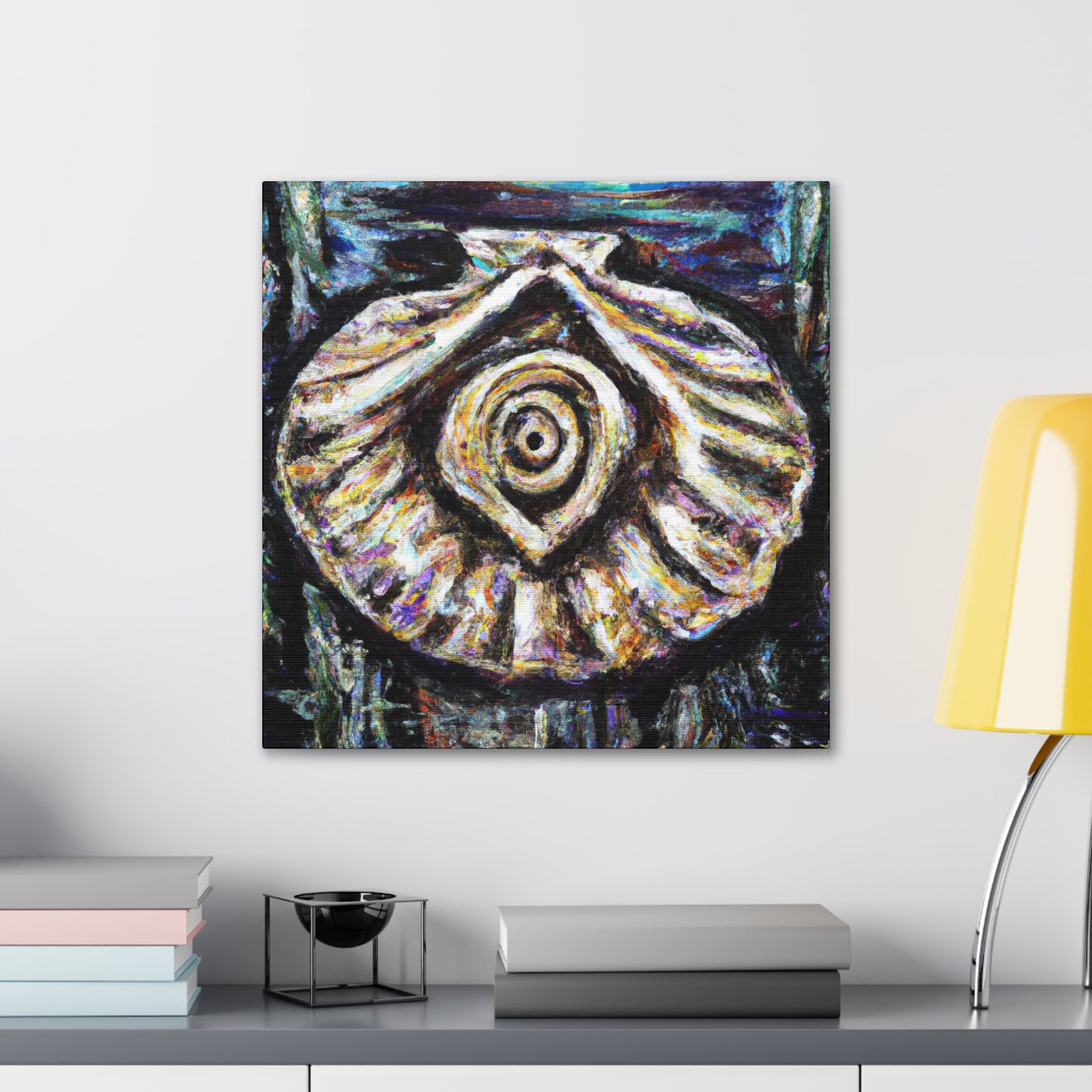 Clam at Sunrise Impression - Canvas