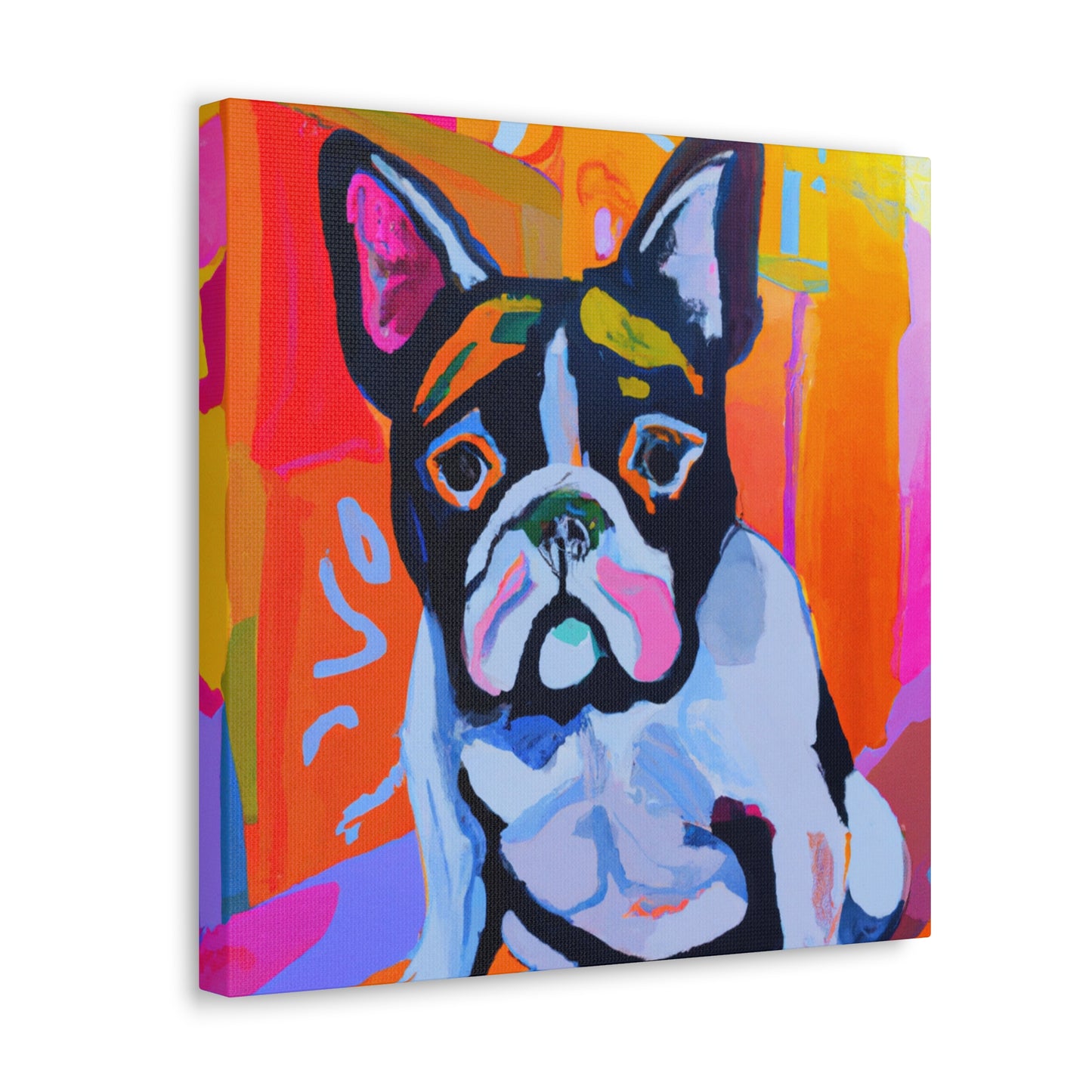 "French Bulldog Portrait" - Canvas