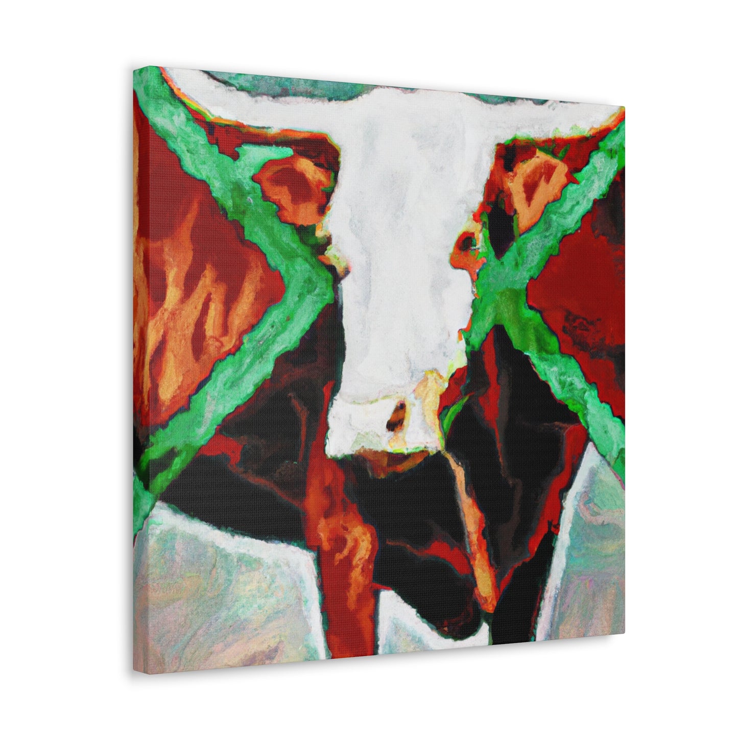 "Lone Texas Longhorn" - Canvas