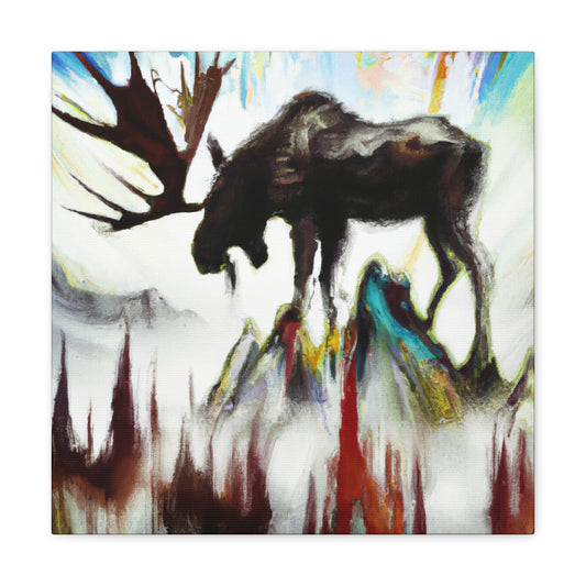 Moose on a Canvas - Canvas