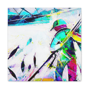 Fishing in Abstraction - Canvas