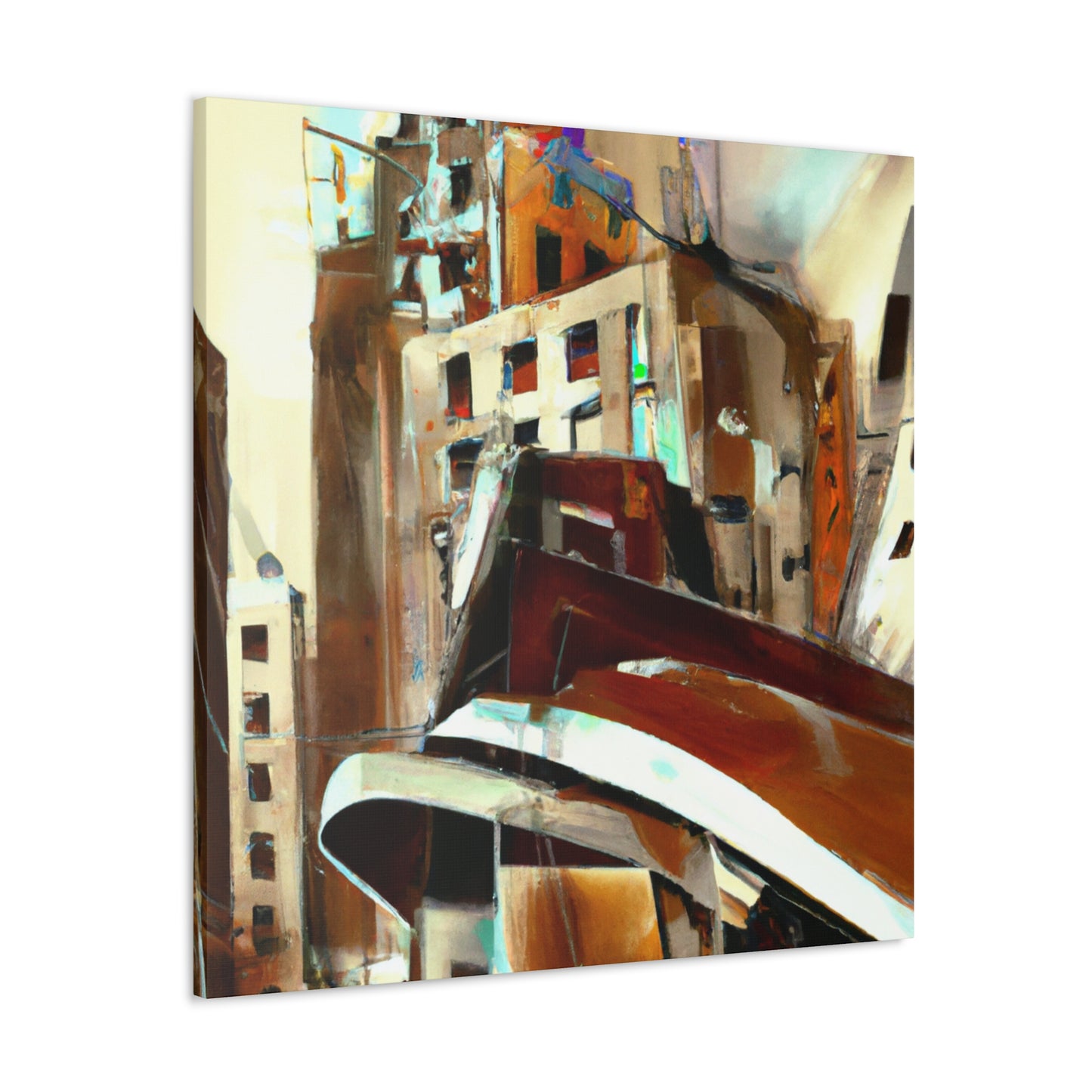 Futurist Expressionism Scene - Canvas