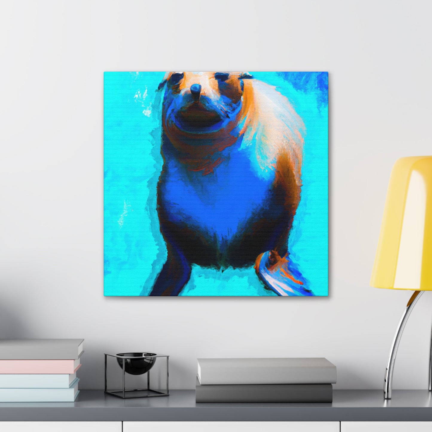 "Sea Lion By Sea." - Canvas