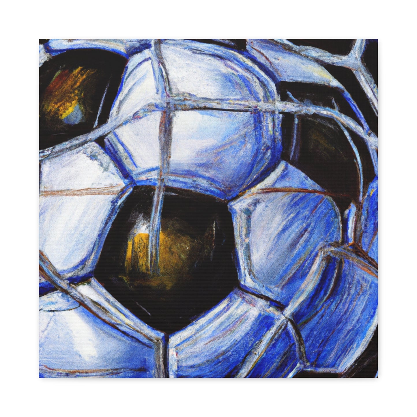 Football Frenzy Hyperrealism - Canvas